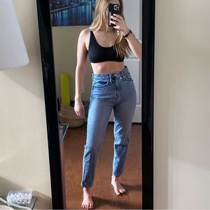 Madewell Lightwash Mom Jeans